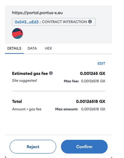 MetaMask Transaction Details